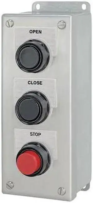 SIEMENS 52C333S Push Buttn Cntrl Station,Open/Close/Stop