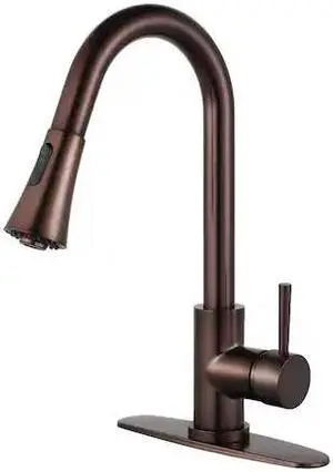 GOURMETIER LS8725DL LS8725DL Concord Sgl-Handle Pull-Down Kitchen Faucet, Oil