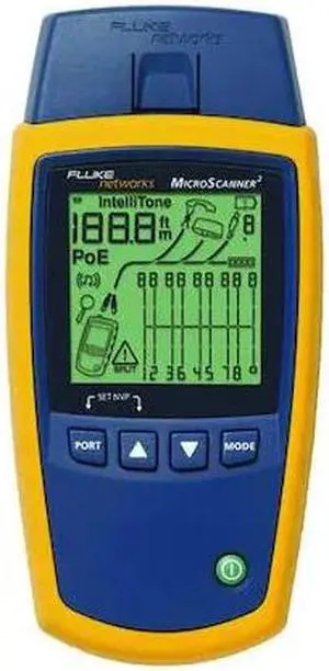 FLUKE NETWORKS MS2-100/WWG 3084165 Cable Tester, Verifier