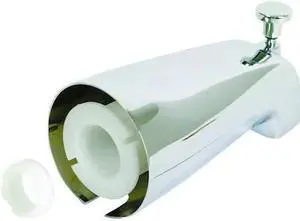 ZORO SELECT 15084 Diverter Spout,5-3/8" L,Chrome Finish