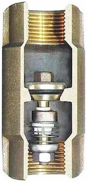 SIMMONS 504SB 1-1/4" NPT Bronze Spring Check Valve
