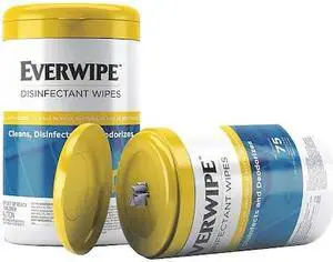 EVERWIPE 101075 Disinfectant Wipe , Canister , White