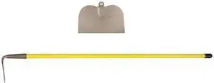 AMPCO H-101FG Garden/Mixing Hoe,8 x 8 In.,55 In. L