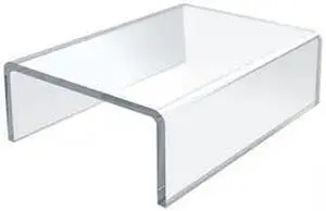 AZAR DISPLAYS 515332 4"W x 5.5"D x 2"H Riser Display, PK4