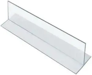 AZAR DISPLAYS 70DIV 7.5" T-Divider, PK10