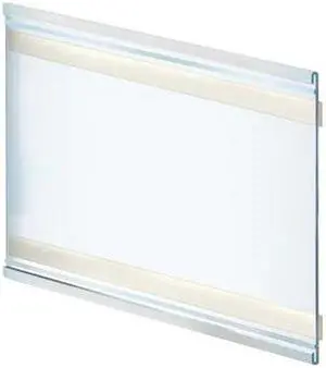 AZAR DISPLAYS 199626 11"W x 7"H Adhesive-Back Nameplate, PK10