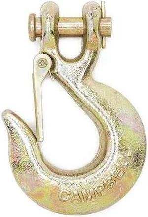 CAMPBELL CHAIN & FITTINGS T9504415 5/16" Clevis Slip Hook w/Latch, Grade 70,