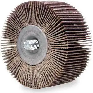 MERIT 08834135004 Flap Wheel,AO,3x1/2x1/4-20 Shank,180G