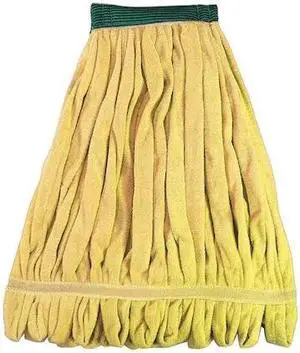 TOUGH GUY 6PVZ1 1 in Tube Wet Mop, 18 oz Dry Wt, Slide On Connection,
