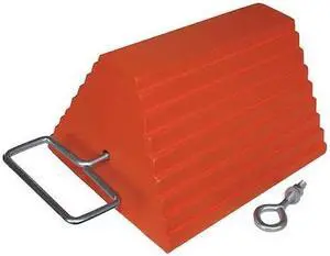ZORO SELECT 1GUK3 Wheel Chock, 10 In W x 6 In H