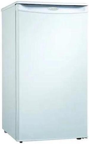 DANBY DCR032A2WDD Compact Refrigerator and Freezer, 2.9 cu ft, White