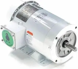 LEESON 119482.00 Washdown Motor,2 HP,Face/Base,56C Frame