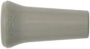 LOC-LINE 49424-G Round Nozzle, Gray, 1/4", PK50