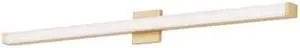 MAXIM 52008GLD Spec Vanity 1-Light 48" Wide Gold Vanity Light