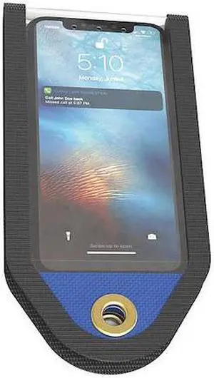 TOOLMATE 0KB6-A0BL2 Smartphone Pouch,8" L,4" W,Polyester