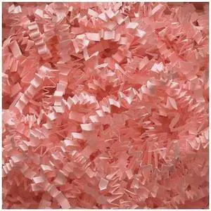 PARTNERS BRAND CP10X Crinkle Paper, 10 lb., Light Pink, 1/Case