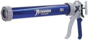 NEWBORN 620-AL-BLUE Caulk Gun, 24 oz Container Size, Aluminum, 18:01, Full