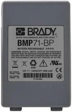 BRADY M71-BATT Spare Battery,Size Universal
