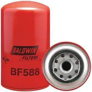 BALDWIN FILTERS BF588 Fuel Filter,7-11/32 x 4-1/4 x 7-11/32 In