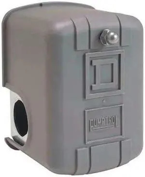 SQUARE D 9013FHG9J27X Pressure Switch, (1) Port, 1/4 in MNPT, DPST, 40 to 100