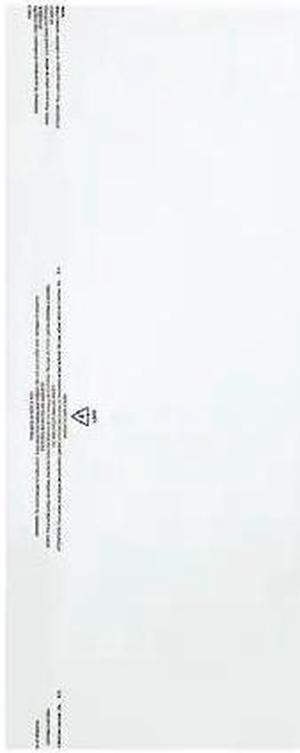 PARTNERS BRAND GB21438 21" x 4" x 38" Garment Bags Roll, 6 mil, Clear