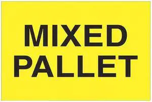 TAPE LOGIC DL1622 Tape Logic® Labels, "Mixed Pallet", 2 x 3", Fluorescent