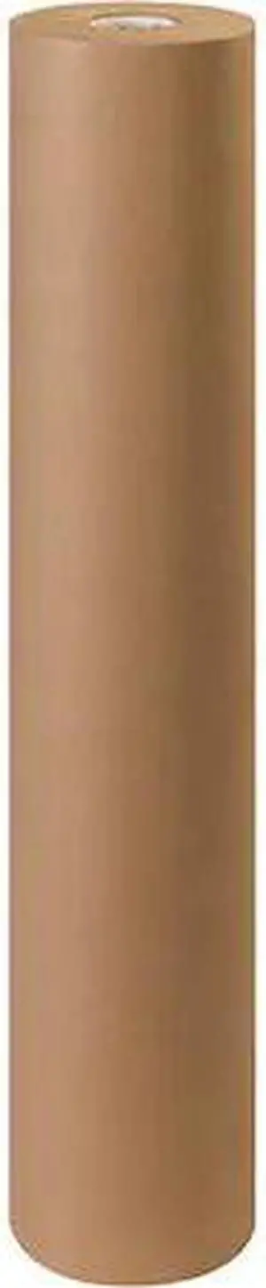 PARTNERS BRAND KP4860 Kraft Paper Roll, 60 lb, 48" x 600', Kraft, 1/Roll