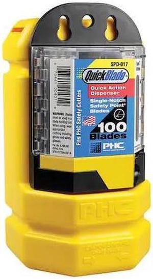PACIFIC HANDY CUTTER BB6017KIT Utility Blade,Safety Tip,High Carb Steel