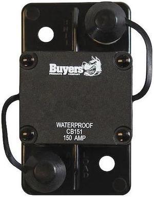 BUYERS PRODUCTS CB151PB Circuit Breaker w/Manual Reset,150A