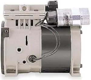 THOMAS 688CE44 Piston Air Compressor/Vacuum Pump,1/3HP