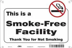 CONDOR 474K94 Safety Sign, 7" H, 10" W,  Vertical Rectangle, English, 474K94
