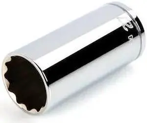 TEKTON SHD23327 1/2 Inch Drive x 27 mm Deep 12-Point Socket