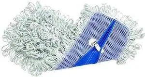 RUBBERMAID COMMERCIAL FGE05200WH00 18 in L Finish Mop, Looped-End, White
