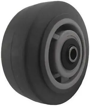 ZORO SELECT 5VT80 Caster Wheel,TPR,5 in.,375 lb.,Gray