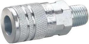 SPEEDAIRE 30E689 Quick Connect Hose Coupling, 3/8 in Body Size, 3/8 in Hose