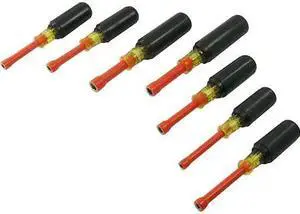 GRAY TOOLS CHS7MA-I 7 Piece Metric Nut Driver Set, 1000V Insulated