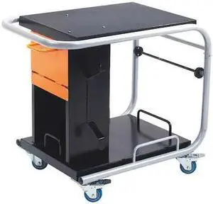 WALTER SURFACE TECHNOLOGIES 54B050 Storage Cart,11" x 24" x 32.3"