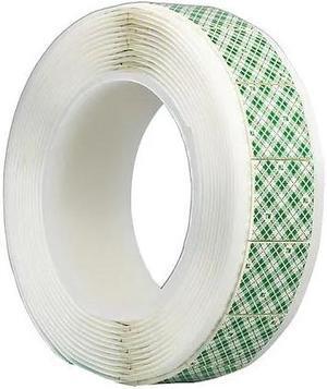 3M 4466W Double-Sided Foam Tape, 3/4 in W, 3/4 in L, 1/16 in, Polyethylene