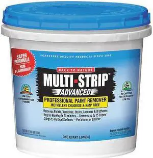 BACK TO NATURE 65732A Paint Remover,1/4 gal.,VOC Free