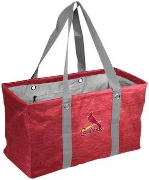 LOGO BRANDS 527-765-CR1 St Louis Cardinals Crosshatch Picnic Caddy