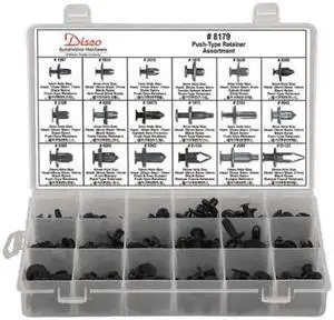 ZORO SELECT 8179 Honda / Acura Retainer Assortment,164 Pc