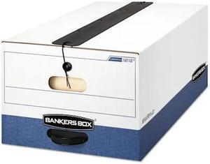 BANKERS BOX 12112 File Boxes, 2-Ply Cardboard End; 1-Ply Cardboard Side; 2-Ply