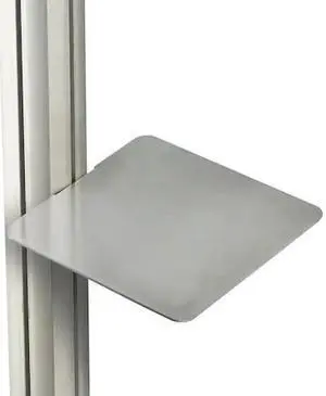 AZAR DISPLAYS 300276-SLV 10" Square Shelf for Sky Tower Unit
