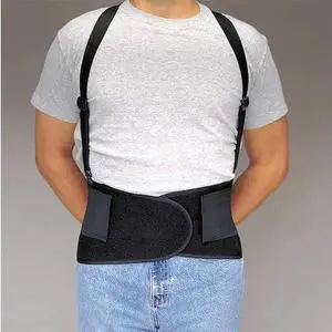 ALLEGRO INDUSTRIES 7176-01 Back Support,S,26in to 32in,Black