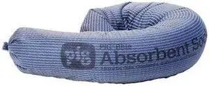 PIG PIG201 Sorbent Sock, 20 gal, 3 in x 24 in, Universal, Blue, 55 PK