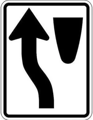 LYLE R4-8-18HA Traffic Sign,24 x 18In,BK/WHT,SYM,MUTCD