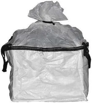 SHOPTOUGH 228284 Bulk Bags, 165 g/sq m, White, Easy Tie, 5 PK
