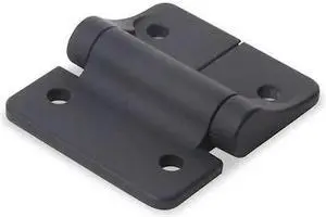 ZORO SELECT 1XLY1 Torque Hinge, Zinc, 1 1/8 in Leaf W x 2 in Leaf H
