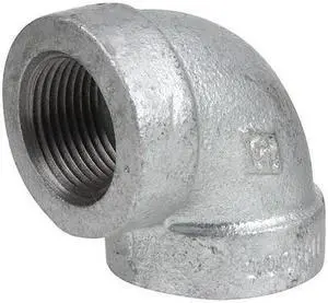 ZORO SELECT 4316010562 Elbow,90 deg,1-1/2",300 gal. ZORO SELECT 4316010562 Elbow,90 deg,1-1/2",300 gal.