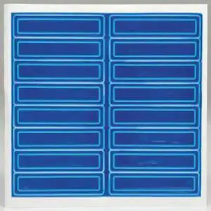 ACCUFORM LHR104BU Hard Hat Label, 1 In. H, 4 In. W, PK16, Background Color: Blue